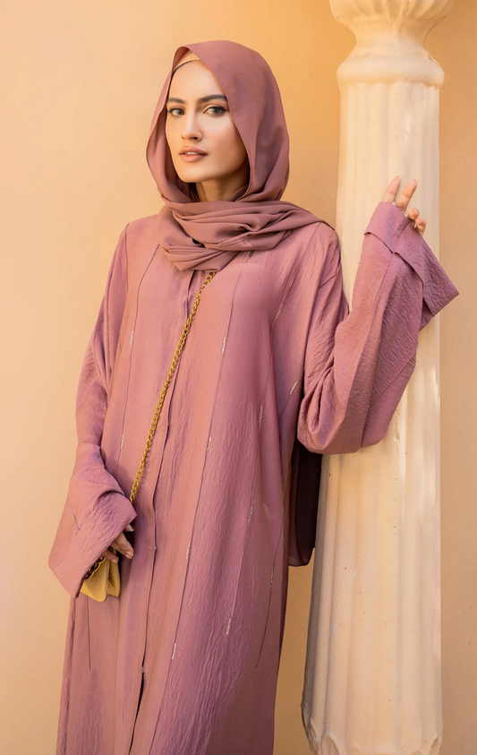 HUDA OPEN FRONT ABAYA